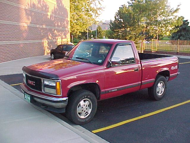 1991 GMC Sierra K1500, Regular cab, Short bed.